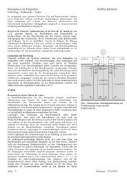 Bauingenieur im Anlagenbau Matthias Hartmann Einleitung - Einbauteile – Anker