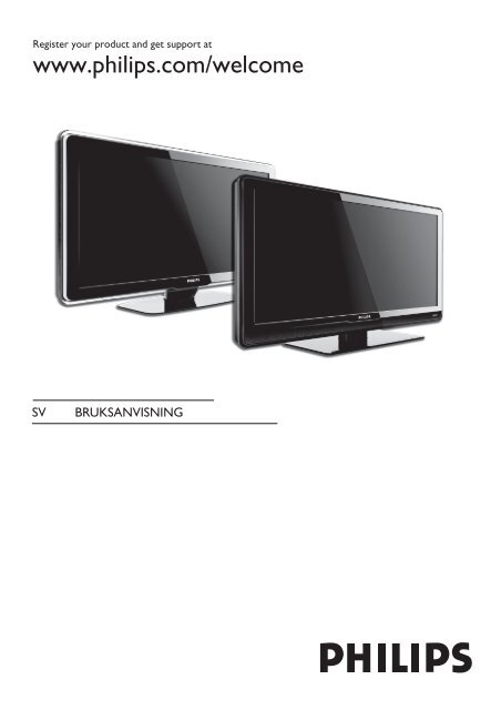 Philips TV LCD - Mode d&rsquo;emploi - SWE