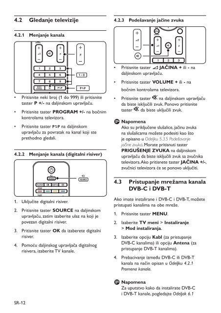 Philips TV LCD - Mode d&rsquo;emploi - SRP