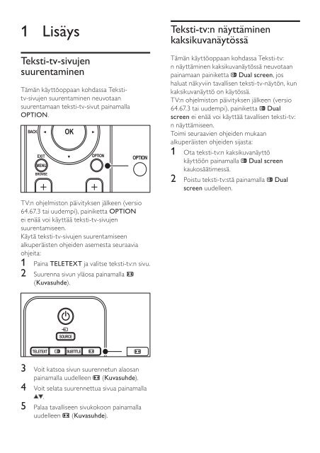 Philips TV LCD - Mode d&rsquo;emploi - FIN