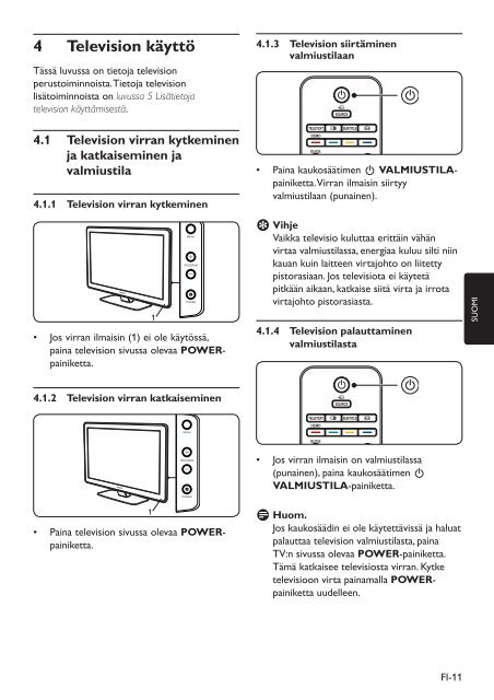 Philips TV LCD - Mode d&rsquo;emploi - FIN