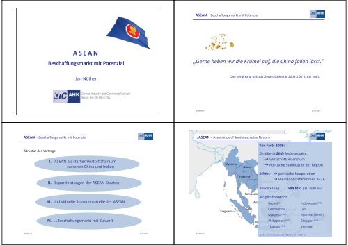 ASEAN - Beschaffungsmarkt mit Potenzial