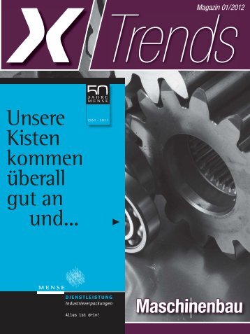 Trends Magazin 01/2012 Maschinenbau - Wirtschaft Regional epaper