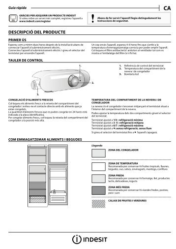 KitchenAid T 16 A1 D S/I - Fridge/freezer combination - T 16 A1 D S/I - Fridge/freezer combination CA (F093232) Setup and user guide