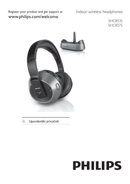 Philips Casque hi-fi sans fil - Mode d&rsquo;emploi - SLV