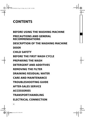 KitchenAid Bremen 1300 - Washing machine - Bremen 1300 - Washing machine EN (855486672000) Istruzioni per l'Uso