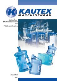 Extrusions- Blasformmaschinen für PC-Wasserflaschen ... - Kautex