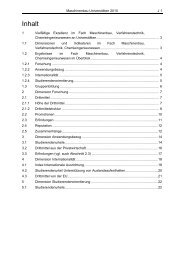 1 Vielfältige Exzellenz im Fach Maschinenbau ... - CHE Ranking