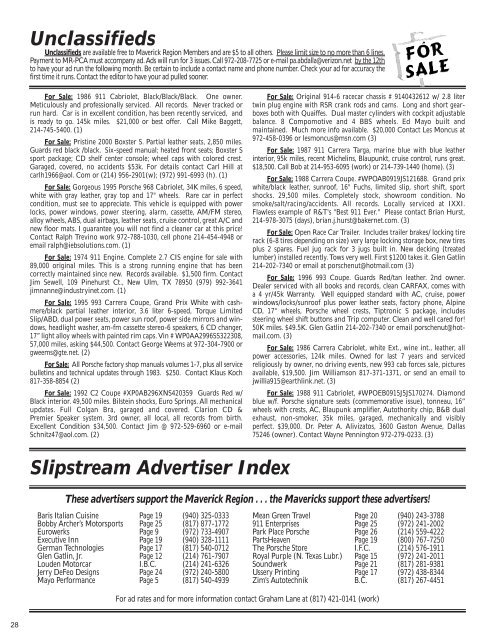 Slipstream - May 2001