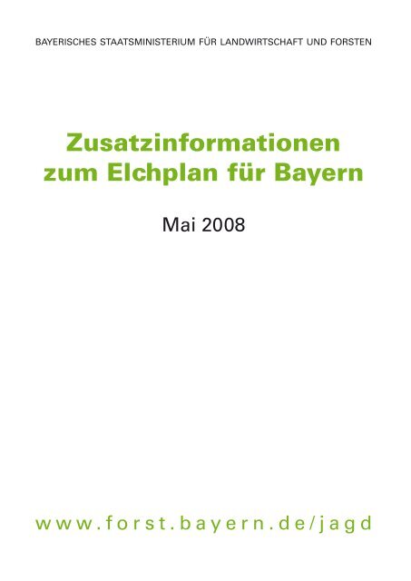 Zusatzinformationen zum Elchplan für Bayern - Naturfotografie mit ...