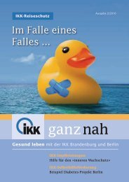 ganz in Ihrer Nähe - IKK-Brandenburg und Berlin