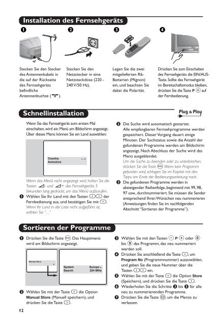 Philips t&eacute;l&eacute;viseur st&eacute;r&eacute;o - Mode d&rsquo;emploi - NLD