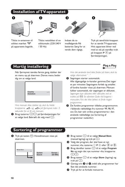 Philips t&eacute;l&eacute;viseur st&eacute;r&eacute;o - Mode d&rsquo;emploi - NLD