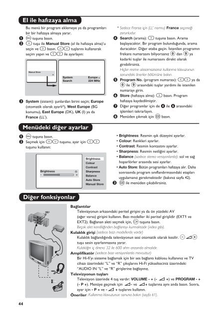 Philips t&eacute;l&eacute;viseur st&eacute;r&eacute;o - Mode d&rsquo;emploi - NLD