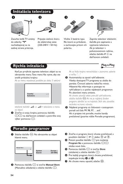 Philips t&eacute;l&eacute;viseur st&eacute;r&eacute;o - Mode d&rsquo;emploi - NLD