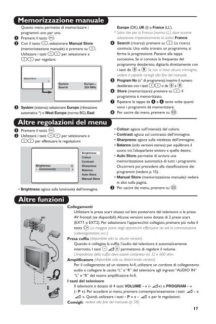 Philips t&eacute;l&eacute;viseur st&eacute;r&eacute;o - Mode d&rsquo;emploi - NOR