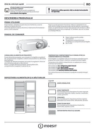 KitchenAid T 16 A1 D S/I - Fridge/freezer combination - T 16 A1 D S/I - Fridge/freezer combination RO (F093232) Setup and user guide