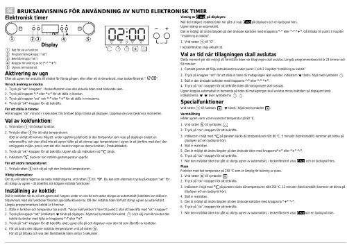 KitchenAid OVN 908 W - Oven - OVN 908 W - Oven SV (857923201010) Scheda programmi