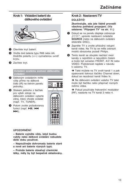 Philips Syst&egrave;me Home Cin&eacute;ma DVD - Mode d&rsquo;emploi - CES