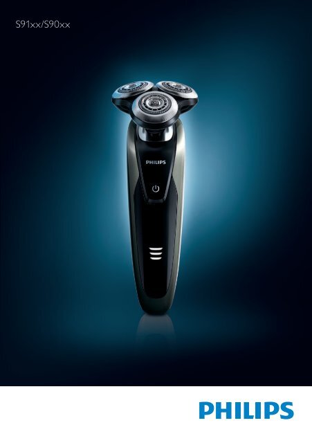 Philips Shaver series 9000 Rasoir &eacute;lectrique rasage &agrave; sec ou sous l'eau - Mode d&rsquo;emploi - SLV
