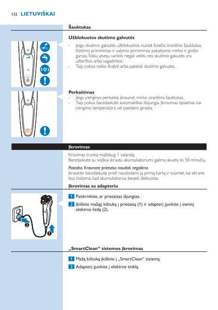 Philips Shaver series 9000 Rasoir &eacute;lectrique rasage &agrave; sec ou sous l'eau - Mode d&rsquo;emploi - SRP