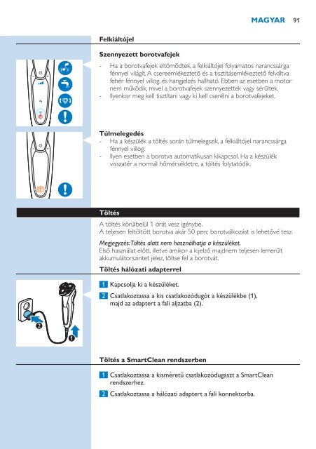 Philips Shaver series 9000 Rasoir &eacute;lectrique rasage &agrave; sec ou sous l'eau - Mode d&rsquo;emploi - SRP