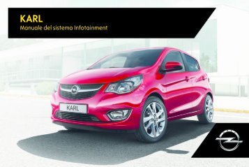 Opel KARL Infotainment Manual MY 17.0 - KARL Infotainment Manual MY 17.0 manuale