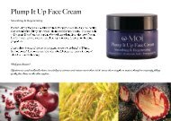 Page 14 Plump It Up Face Cream