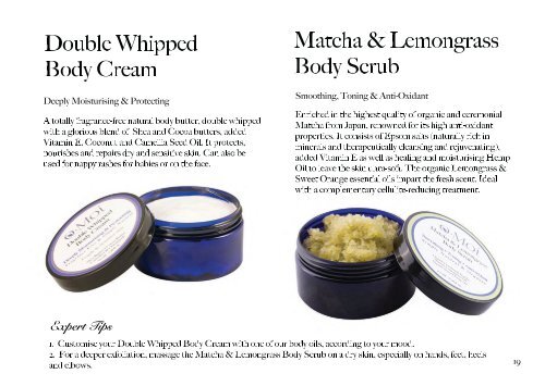 Page 19 Body Cream & Scrub