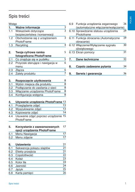 Philips Cadre Photo - Mode d&rsquo;emploi - POL