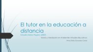 El tutor educación a distancia ALMA GONZALEZ