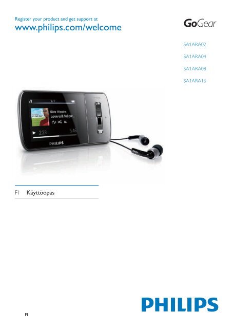 Philips GoGEAR Baladeur vid&eacute;o MP3 - Mode d&rsquo;emploi - FIN