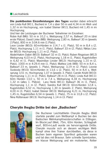 Sportfreund 2/2010 - TSV 1863 Buchen e.V.