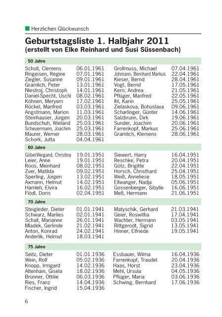 Sportfreund 2/2010 - TSV 1863 Buchen e.V.