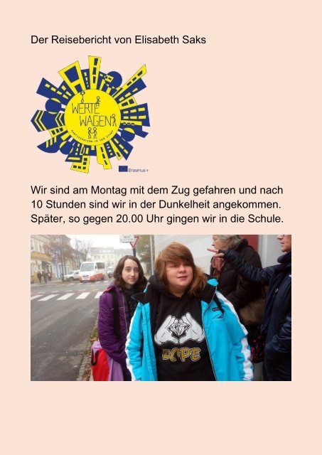 Bericht Elisabeth