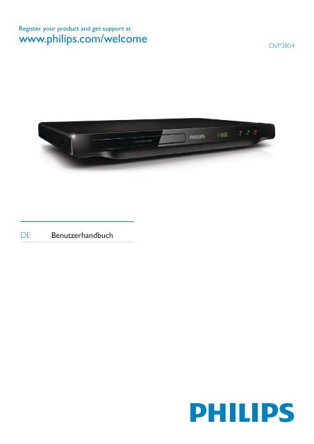 Philips 3000 series Lecteur DVD - Mode d&rsquo;emploi - DEU
