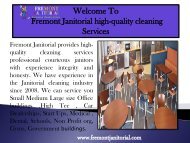 Maid service in Fremont, CA|Fremont janitorial