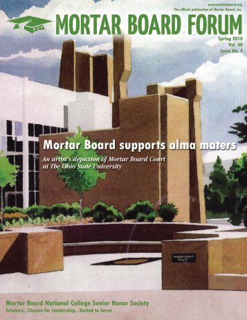 Mortar Board supports alma maters