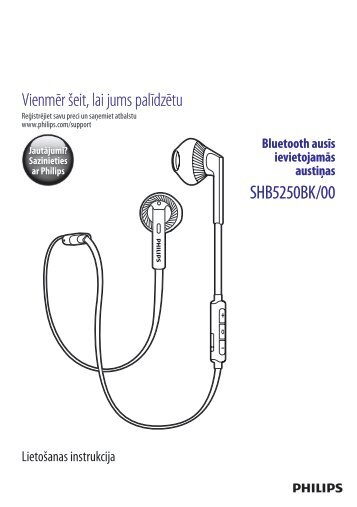 Philips Casque BluetoothÂ® - Mode dâemploi - LAV