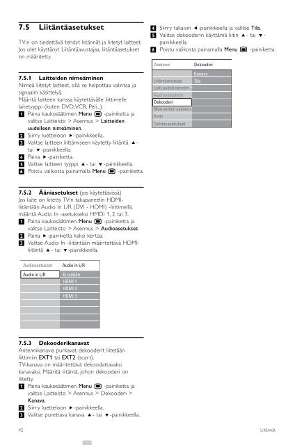 Philips TV LCD - Mode d&rsquo;emploi - FIN