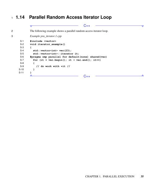 OpenMP Application Programming Interface Examples