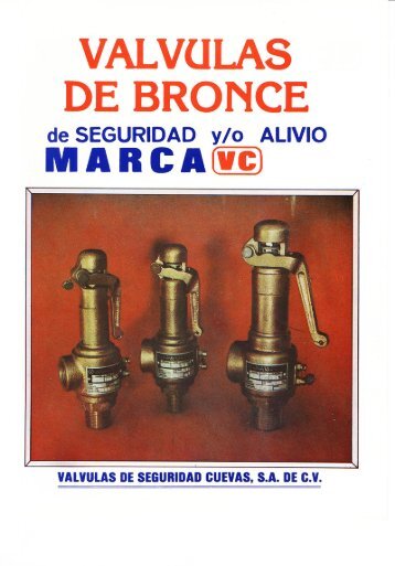 Catálogo de Válvulas de Bronce