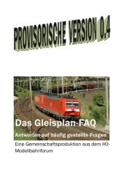 Das Gleisplan-FAQ