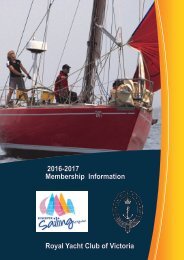 RYCV Membership Brochure 2016-2017