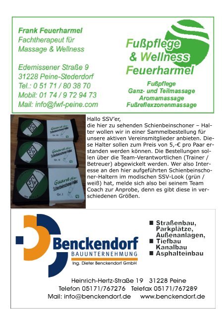 1. Herren - Winterpause, Budenzauber, Platzsperre!!! - Stederdorf