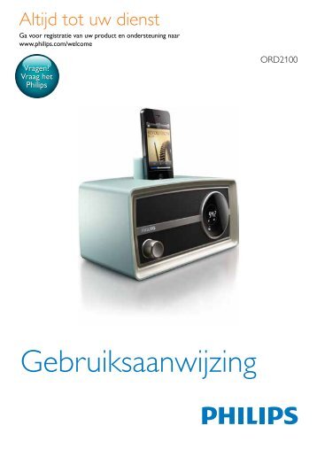 Philips Radio Vintage Mini - Mode dâemploi - NLD