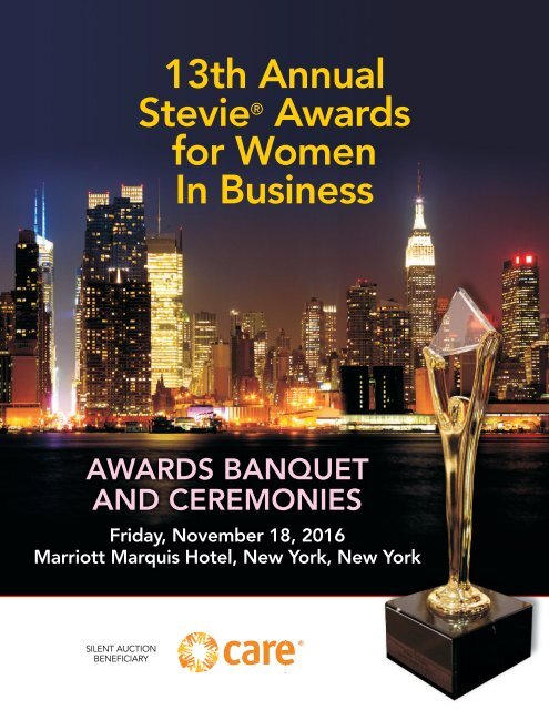 13th Annual Stevie Awards for Women In Business