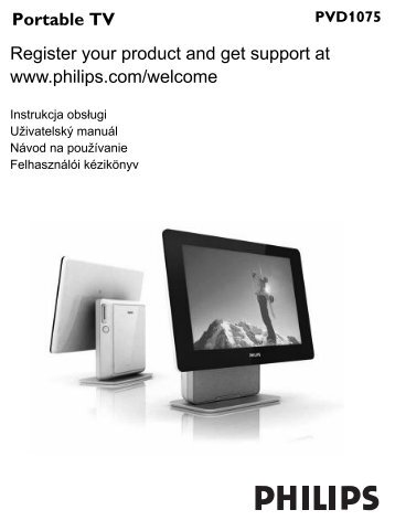 Philips TÃ©lÃ©viseur portable - Mode dâemploi - HUN