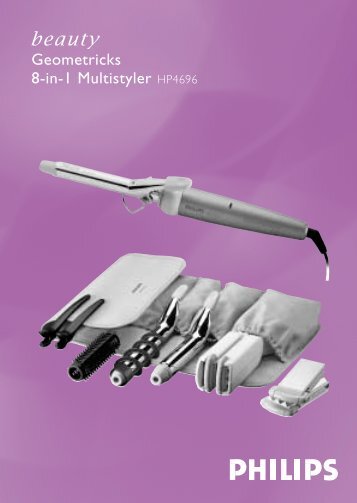 Philips SalonMultistylist Brosse multi-styles - Mode dâemploi - LAV