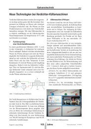 Neue Technologien bei Verdichter-Kältemaschinen